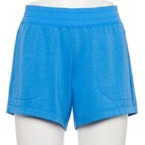 Women's Tek Gear® Stretch Fleece Shorts with Pockets- Beyond Blue - M (8/10)